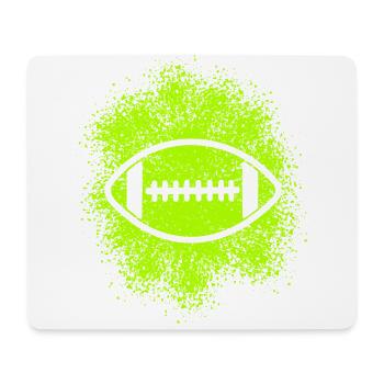 American Football - Mousepad (Querformat) - Weiß - Vorne