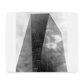 Reflets de la ligne d’horizon urbaine - Tapis de souris (format paysage) - blanc - Devant