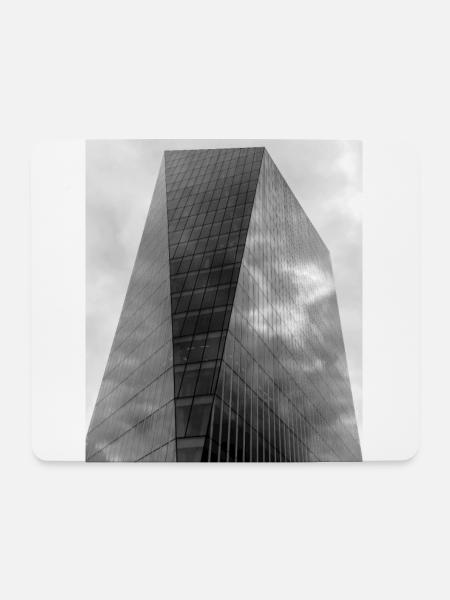 Urban Skyline Reflections - Mousepad (Querformat) - Weiß