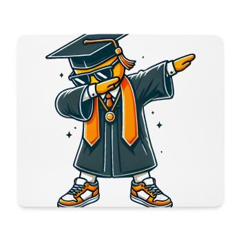 Cool Graduate Dab Pose Illustration - Mouse Pad (horizontal) - white - Front