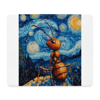 Ameise - Mousepad (Querformat) - Weiß - Vorne