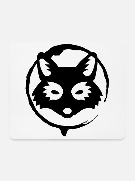 Fuchs - Fox - Naturschutz - Waldtier - Mousepad (Querformat) - Weiß