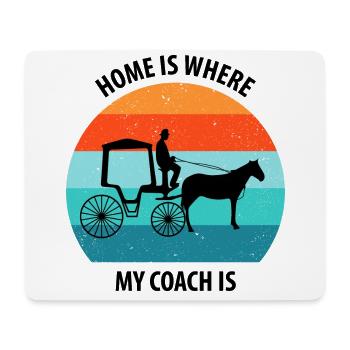 Coachman Carriage Horse-drawn carriage Carriage - Mouse Pad (horizontal) - white - Front