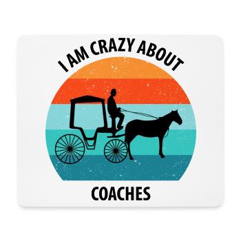 Coachman Carriage Horse-drawn carriage Carriage - Mouse Pad (horizontal) - white - Front