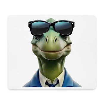 Dinosaure - Tapis de souris (format paysage) - blanc - Devant