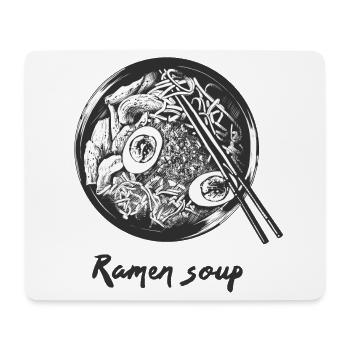 Ramen Noodles - Mouse Pad (horizontal) - white - Front