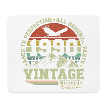 1990's Vintage Vintage Retro Birthday Gift - Mouse Pad (horizontal) - white - Front