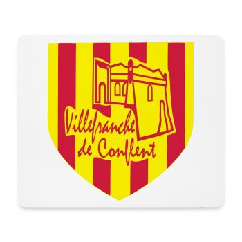 villefranche de conflent,pyrènèes orientales - Mousepad (Querformat) - Weiß - Vorne