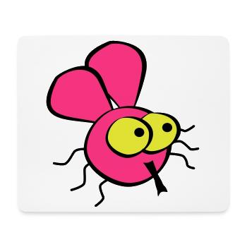 Fly - Mouse Pad (horizontal) - white - Front