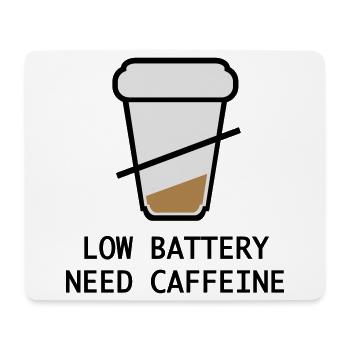 Kaffee - Mousepad (Querformat) - Weiß - Vorne