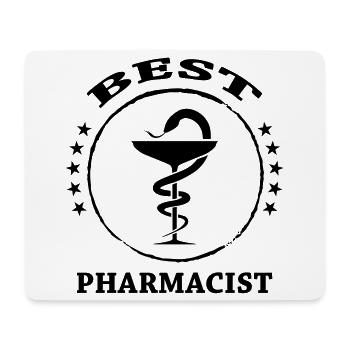 Best Pharmacist - Tapis de souris (format paysage) - blanc - Devant