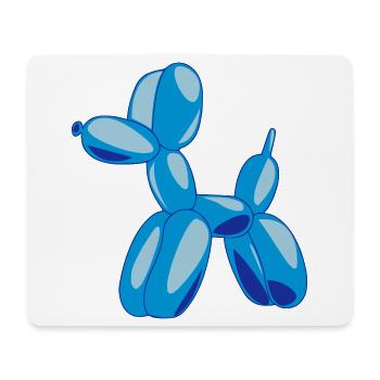 Balloon Dog - Tapis de souris (format paysage) - blanc - Devant