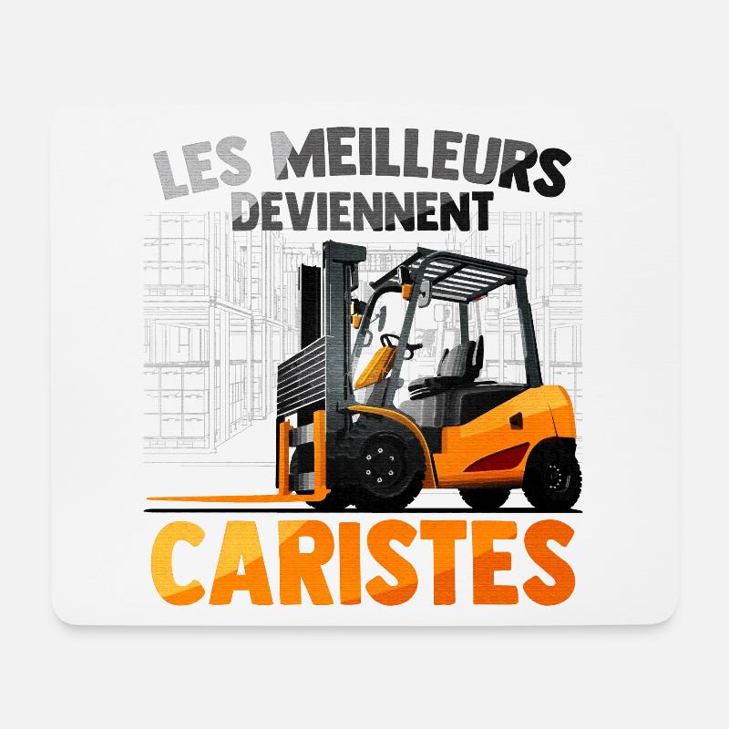 CARISTES - Tapis de souris (format paysage) - blanc