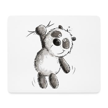 Panda se bloque I Panda Bear I Motif animal Pandas - Tapis de souris (format paysage) - blanc - Devant