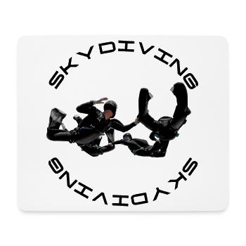skydiving - Mousepad (Querformat) - Weiß - Vorne