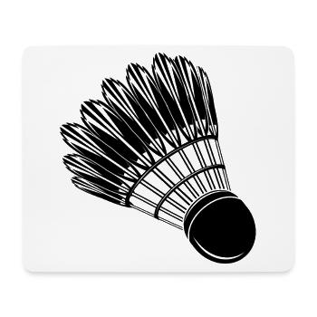 Badminton Badminton Badminton Drawing - Mouse Pad (horizontal) - white - Front