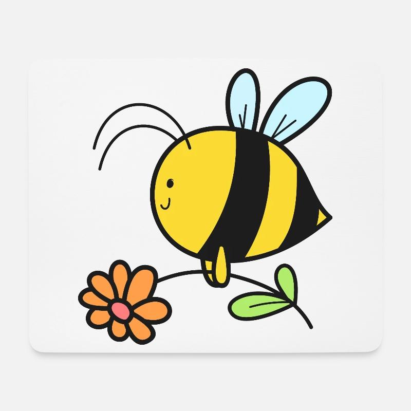 Bee Bees - Mouse Pad (horizontal) - white