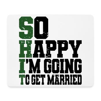 Lustiger Junggesellenabschied Verlobung Hochzeit Verheiratet - Mousepad (Querformat) - Weiß - Vorne