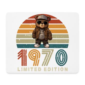 Limited Edition 1970 Baujahr Geburtstag Vintage - Mousepad (Querformat) - Weiß - Vorne