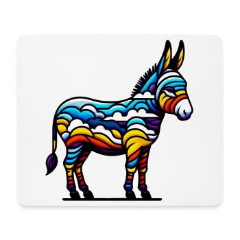 Esel, Schnuller, Maultier - Mousepad (Querformat) - Weiß - Vorne