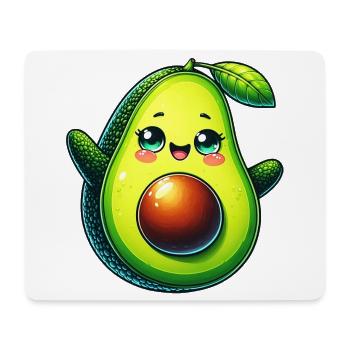 Avocat - Tapis de souris (format paysage) - blanc - Devant