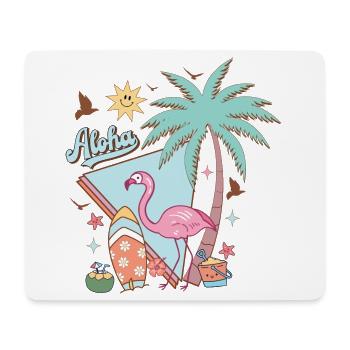 Aloha Sommer - Mousepad (Querformat) - Weiß - Vorne