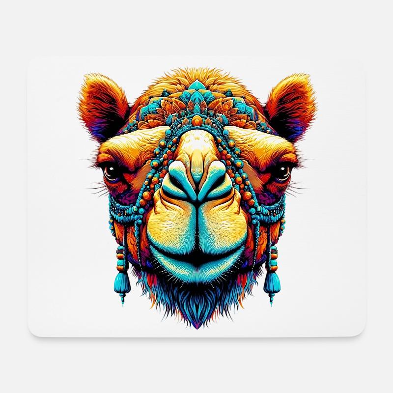 Kamel - Mousepad (Querformat) - Weiß