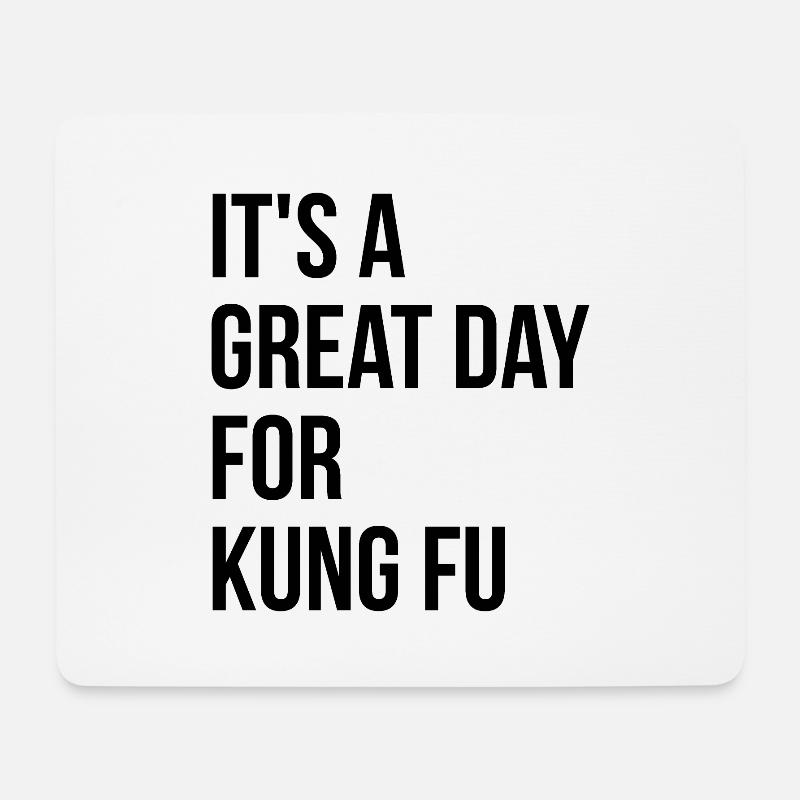 Kung-Fu - Mousepad (Querformat) - Weiß