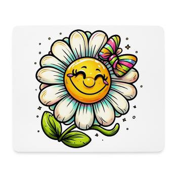 Gänseblümchen - Mousepad (Querformat) - Weiß - Vorne