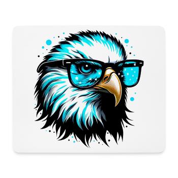 Adler - Mousepad (Querformat) - Weiß - Vorne