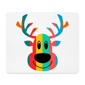 WEIHNACHTEN. FROHE WEIHNACHTEN. FROHE WEIHNACHTEN. WEIHNACHTSMANN - Mousepad (Querformat) - Weiß - Vorne