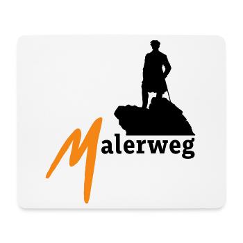 Malerweg Elbsandsteingebirge Sächsische Schweiz - Mousepad (Querformat) - Weiß - Vorne