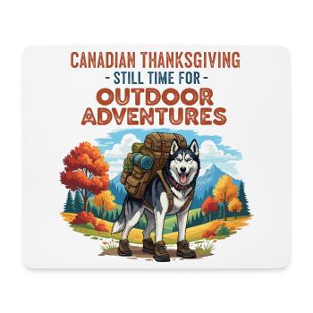 Husky Outdoor Adventure - Mouse Pad (horizontal) - white - Front