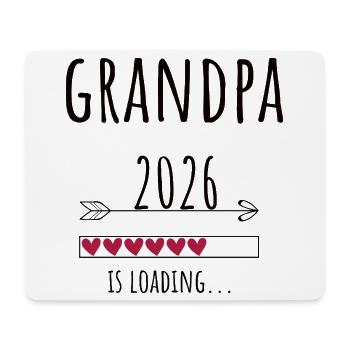 Papy en devenir 2026 Cadeau Grossesse - Tapis de souris (format paysage) - blanc - Devant