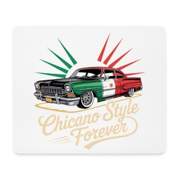 Chicano Forever Mexiko Pride - Mousepad (Querformat) - Weiß - Vorne
