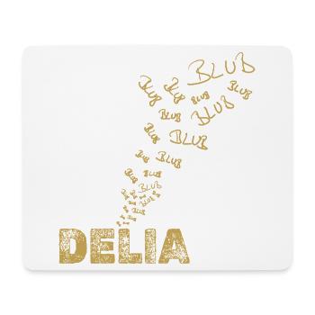 Delia - Mousepad (Querformat) - Weiß - Vorne