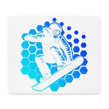 Snowboard Stil für jeden Anlass - Mousepad (Querformat) - Weiß - Vorne