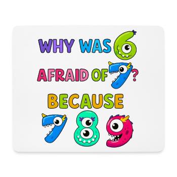 Why Was Afraid Of Monsters - Mouse Pad (horizontal) - white - Front