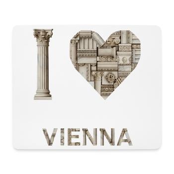 Wien – Monumentale Architektur - Mousepad (Querformat) - Weiß - Vorne