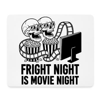 Conception de la soirée de films d’horreur de la soirée Fright Night - Tapis de souris (format paysage) - blanc - Devant