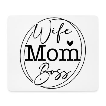 SVG – Empowerment Design Wife - Mousepad (Querformat) - Weiß - Vorne