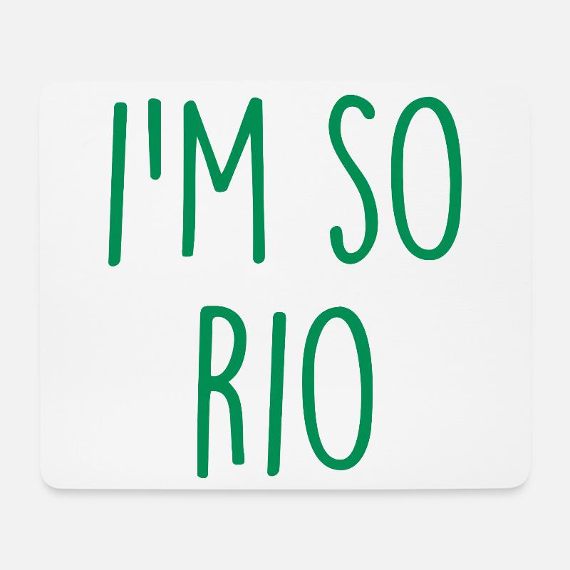 Rio de Janeiro Brazil Brasilien - Mousepad (Querformat) - Weiß