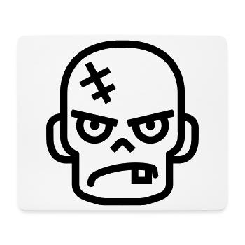 Zombie - Mousepad (Querformat) - Weiß - Vorne