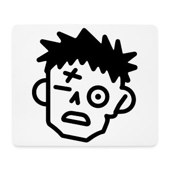 zombie - Mouse Pad (horizontal) - white - Front