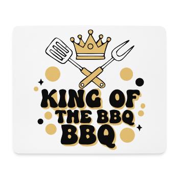 Real King of BBQ Griller - Mouse Pad (horizontal) - white - Front