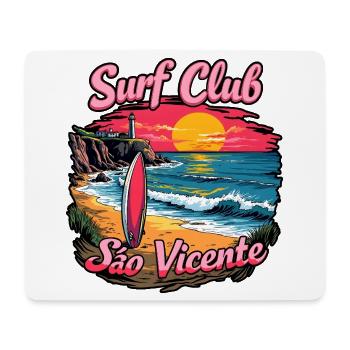 Surf Club São Vicente - Mousepad (Querformat) - Weiß - Vorne