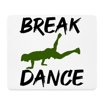 Breakdance - Mousepad (Querformat) - Weiß - Vorne