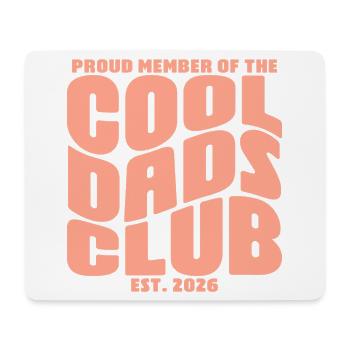 Fête des pères cadeau 2026 - Club des papas cool - Tapis de souris (format paysage) - blanc - Devant