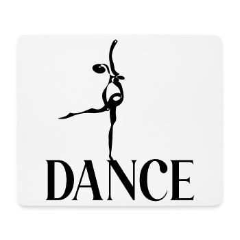 Ballerina Dancing Dance - Mouse Pad (horizontal) - white - Front