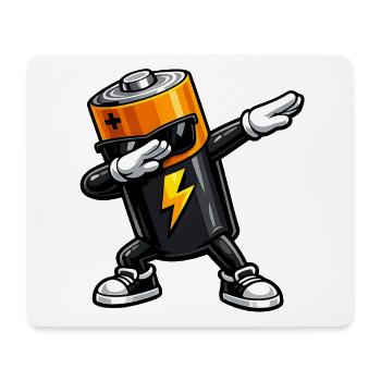 Dabbing Battery - Mouse Pad (horizontal) - white - Front